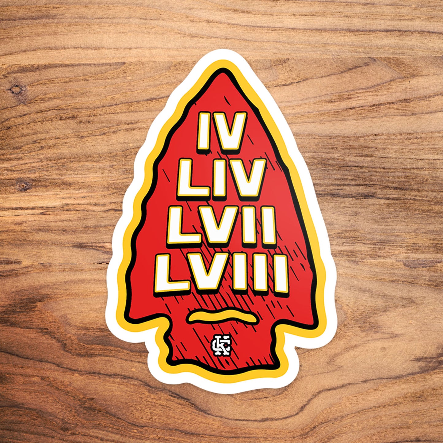 Super Victory Arrowhead Vinyl Sticker