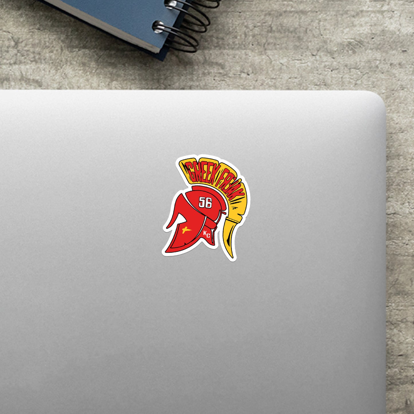 Greek Freak Helmet Vinyl Sticker