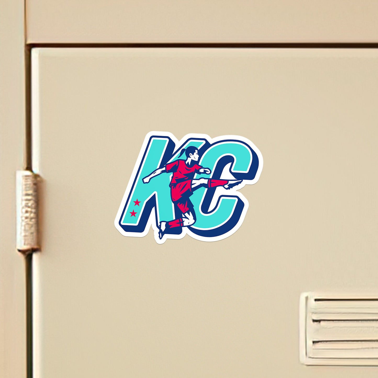 Kicking KC Vinyl Sticker