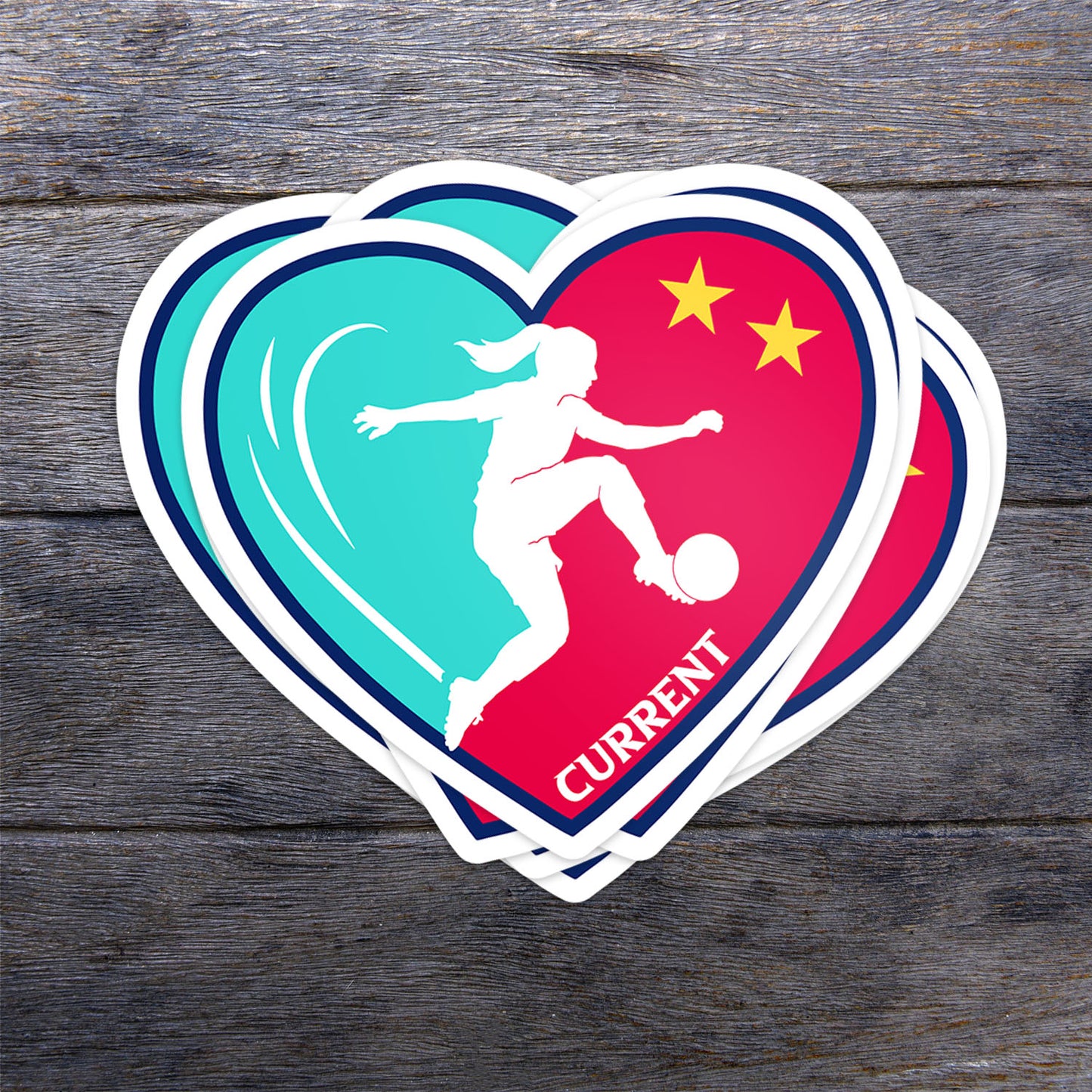 Player Heart Vinyl Sticker