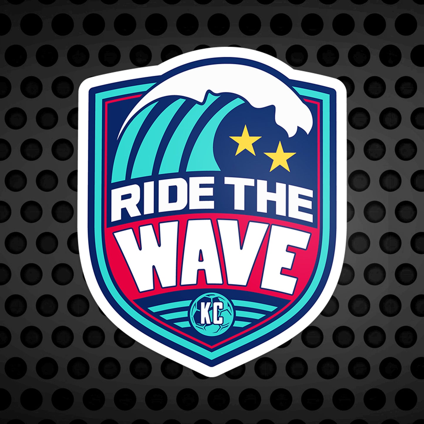 Ride The Wave Vinyl Sticker
