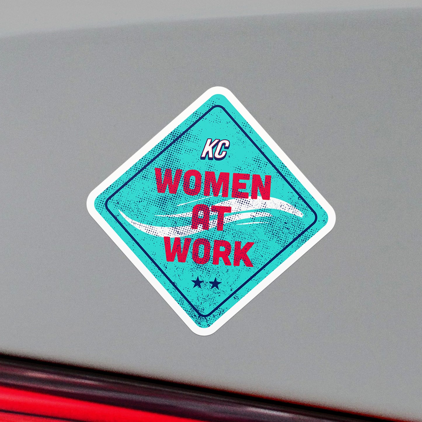Women At Work Vinyl Sticker
