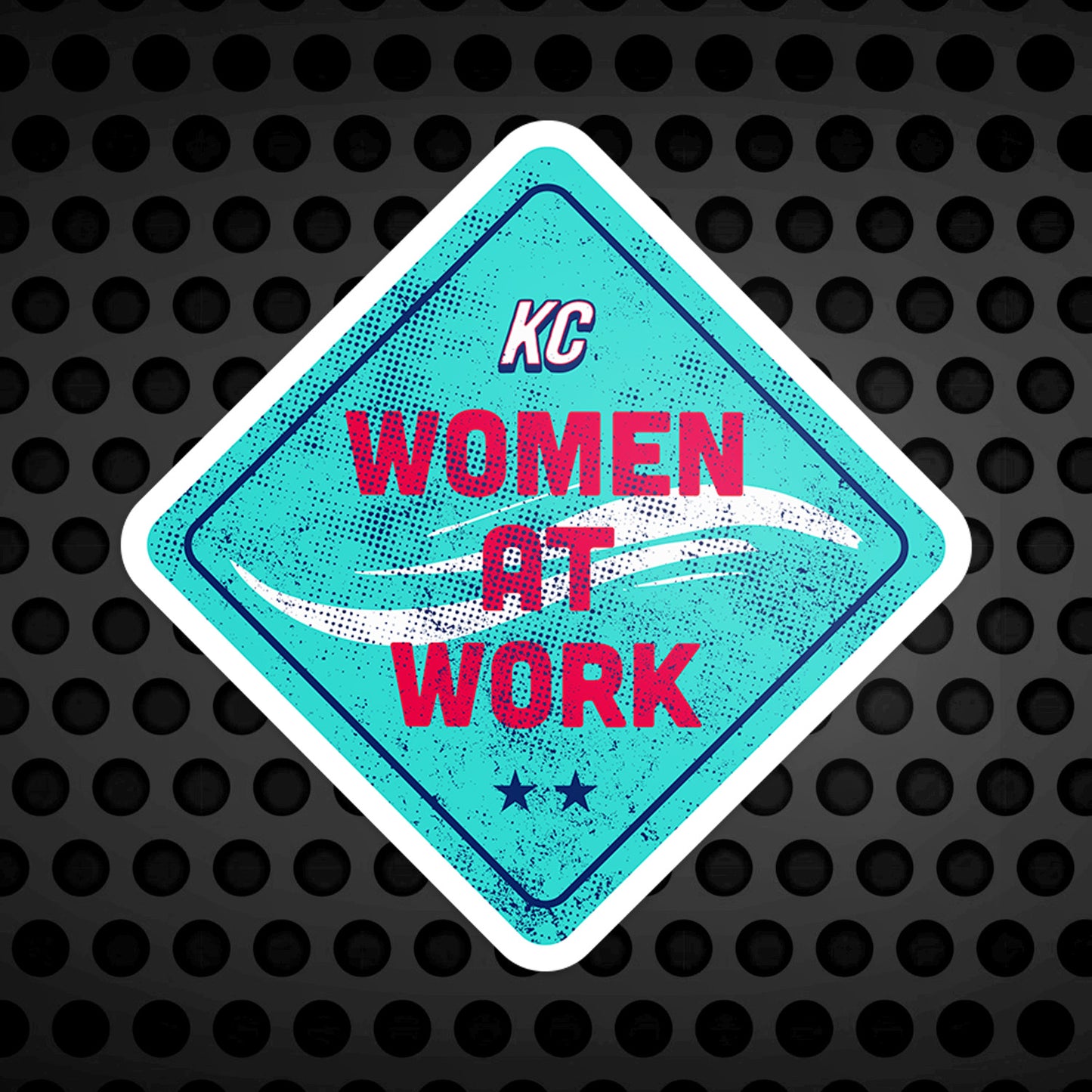 Women At Work Vinyl Sticker