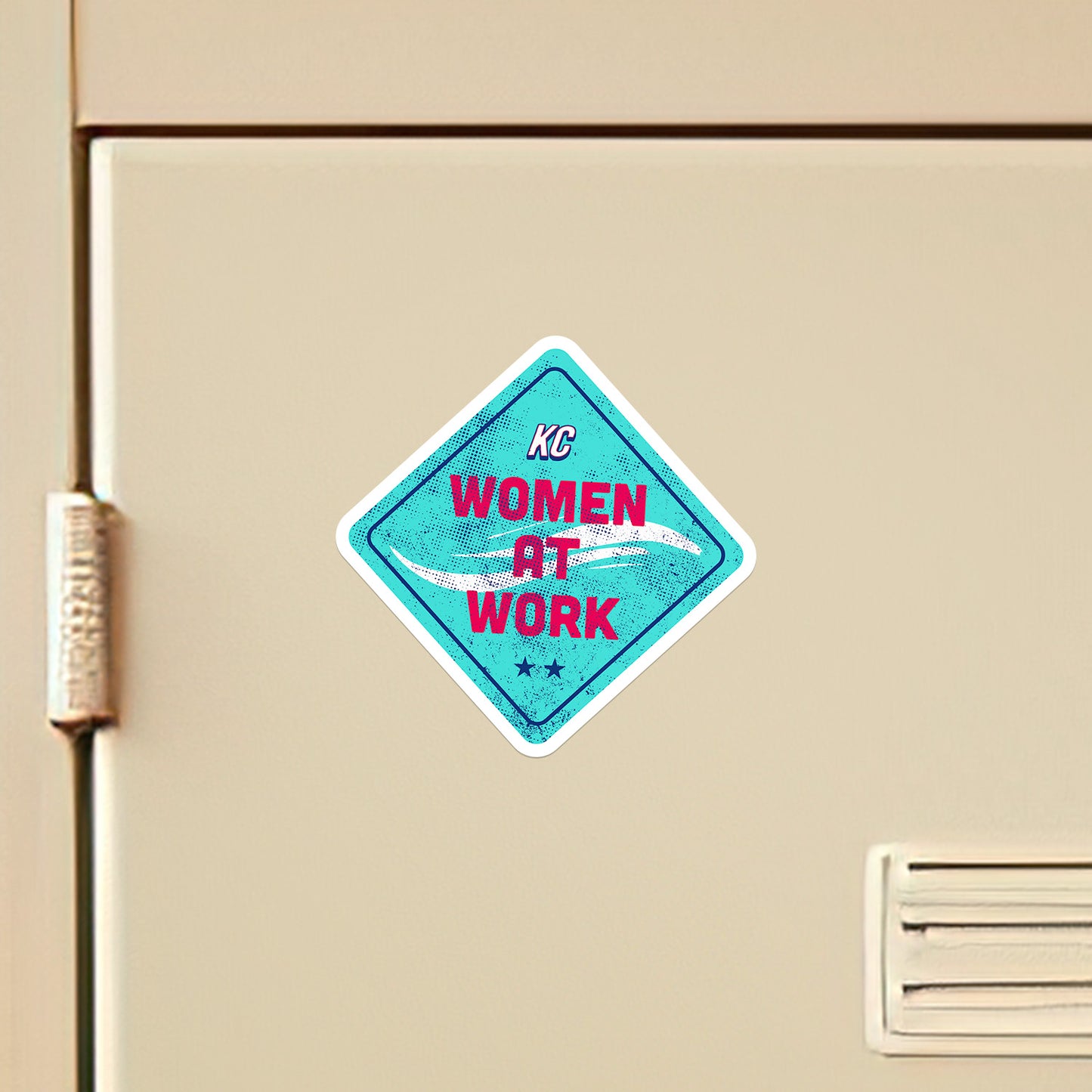 Women At Work Vinyl Sticker