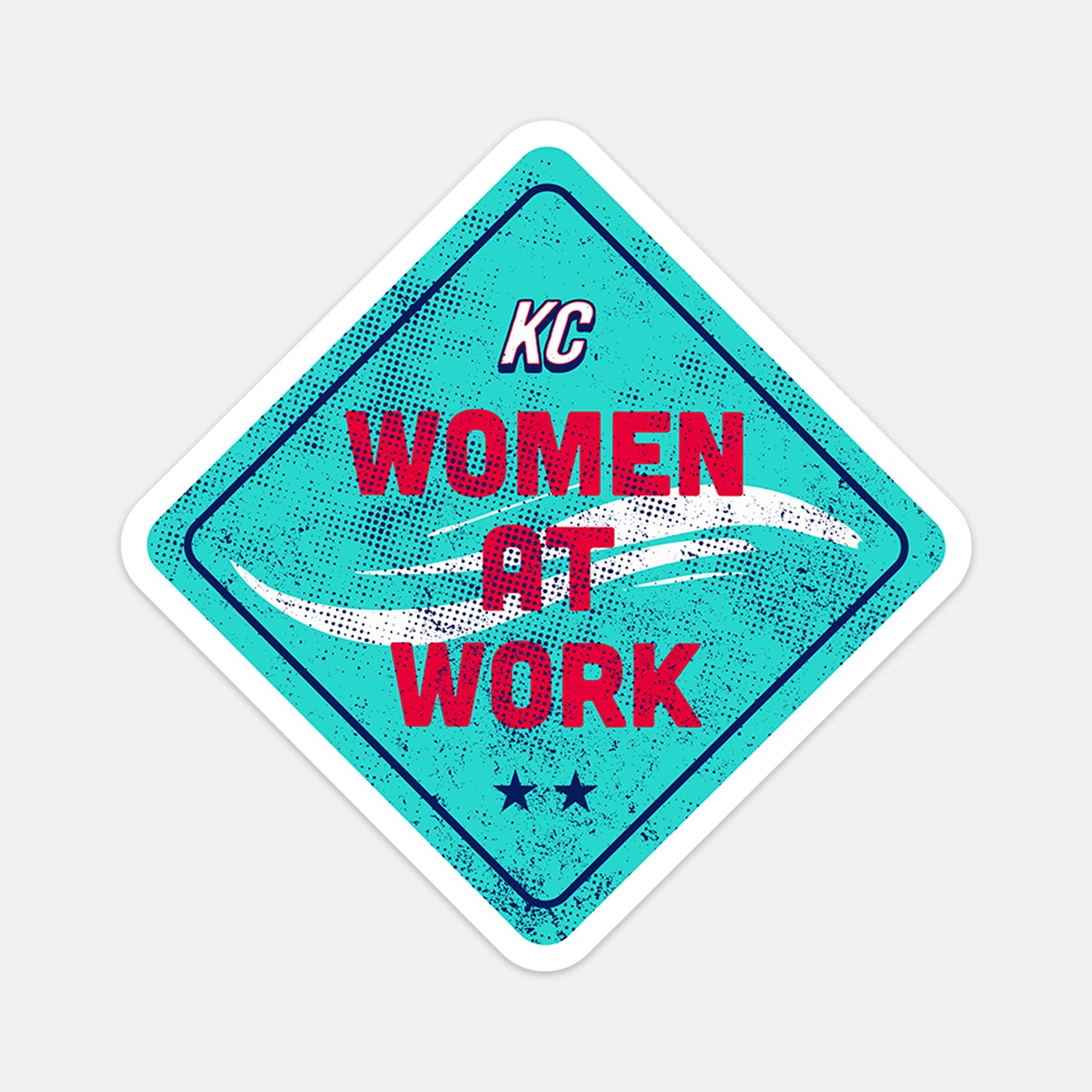 Women At Work Vinyl Sticker