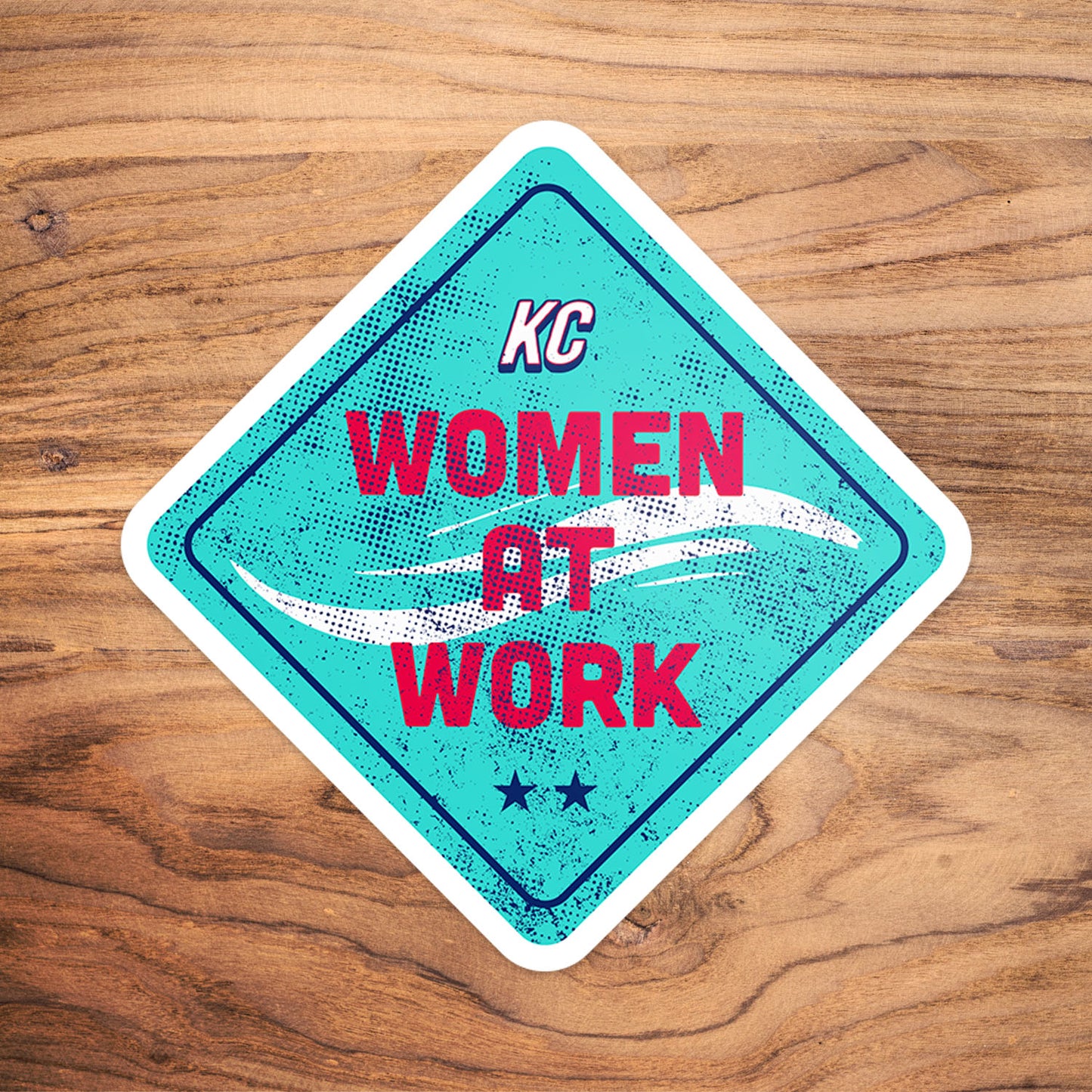Women At Work Vinyl Sticker