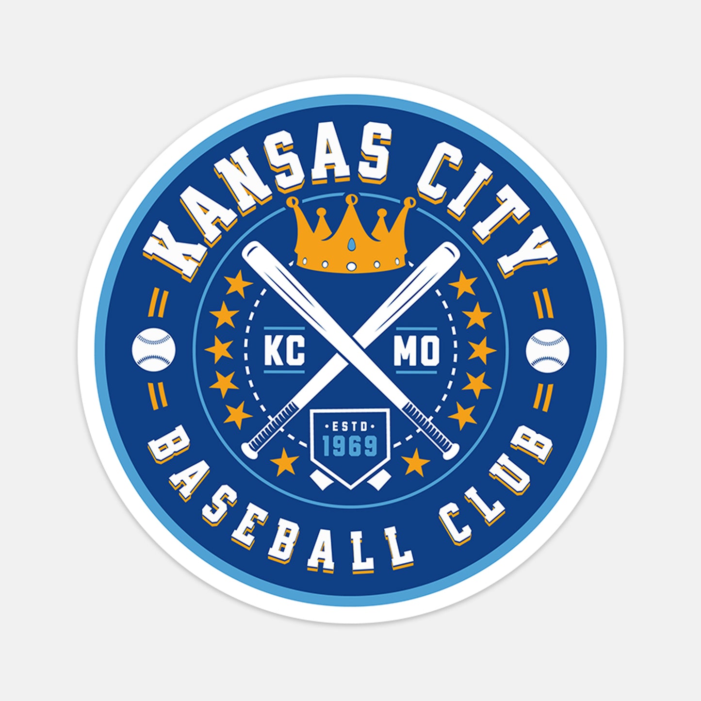 KC Baseball Club Vinyl Sticker
