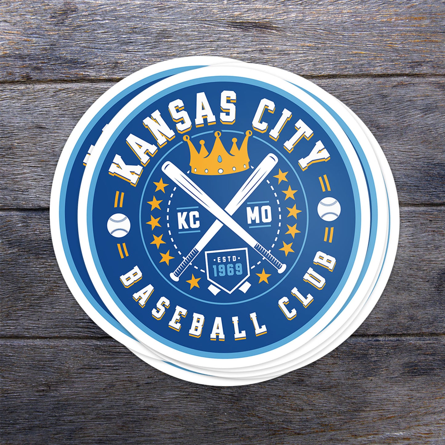 KC Baseball Club Vinyl Sticker
