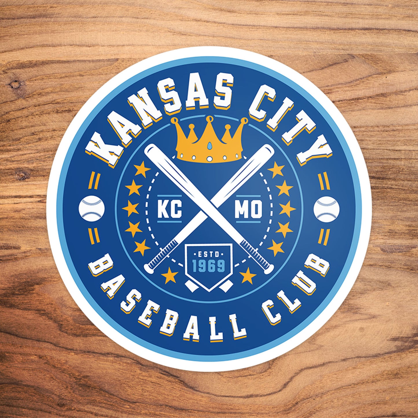 KC Baseball Club Vinyl Sticker
