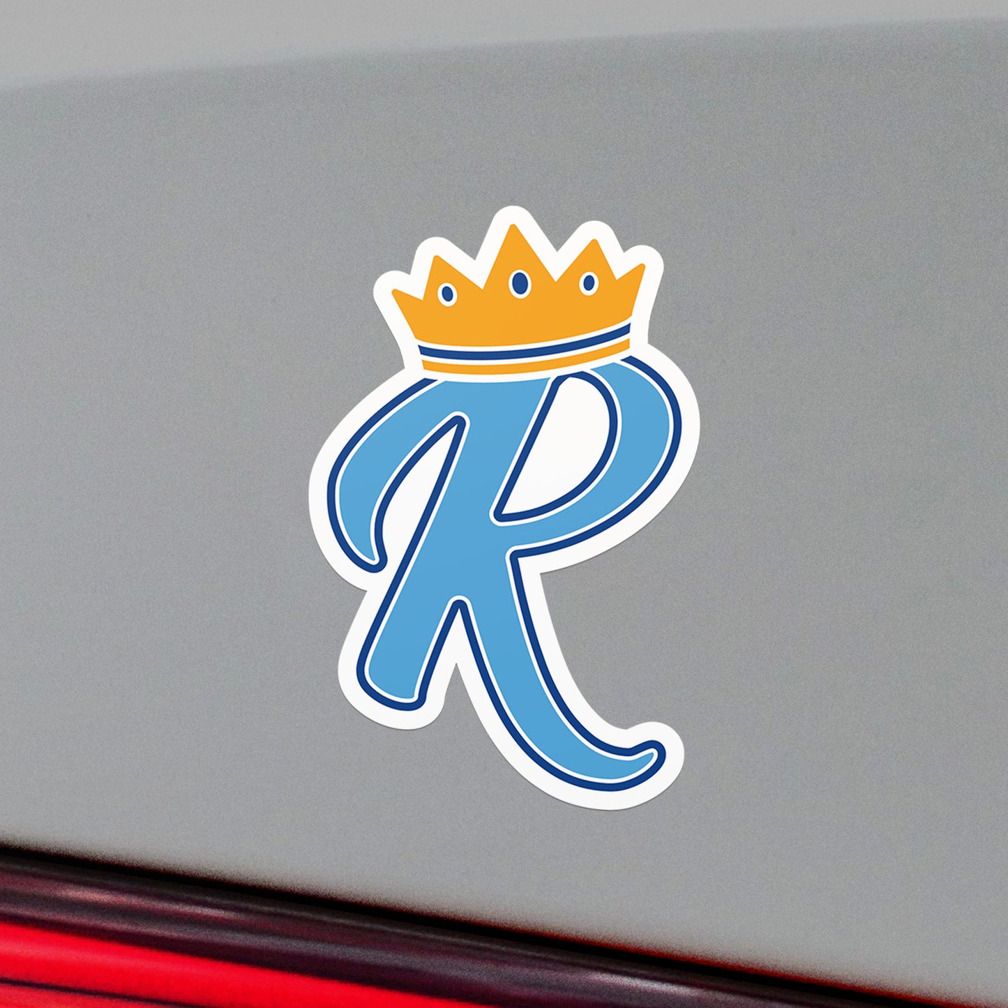 Crown R Vinyl Sticker