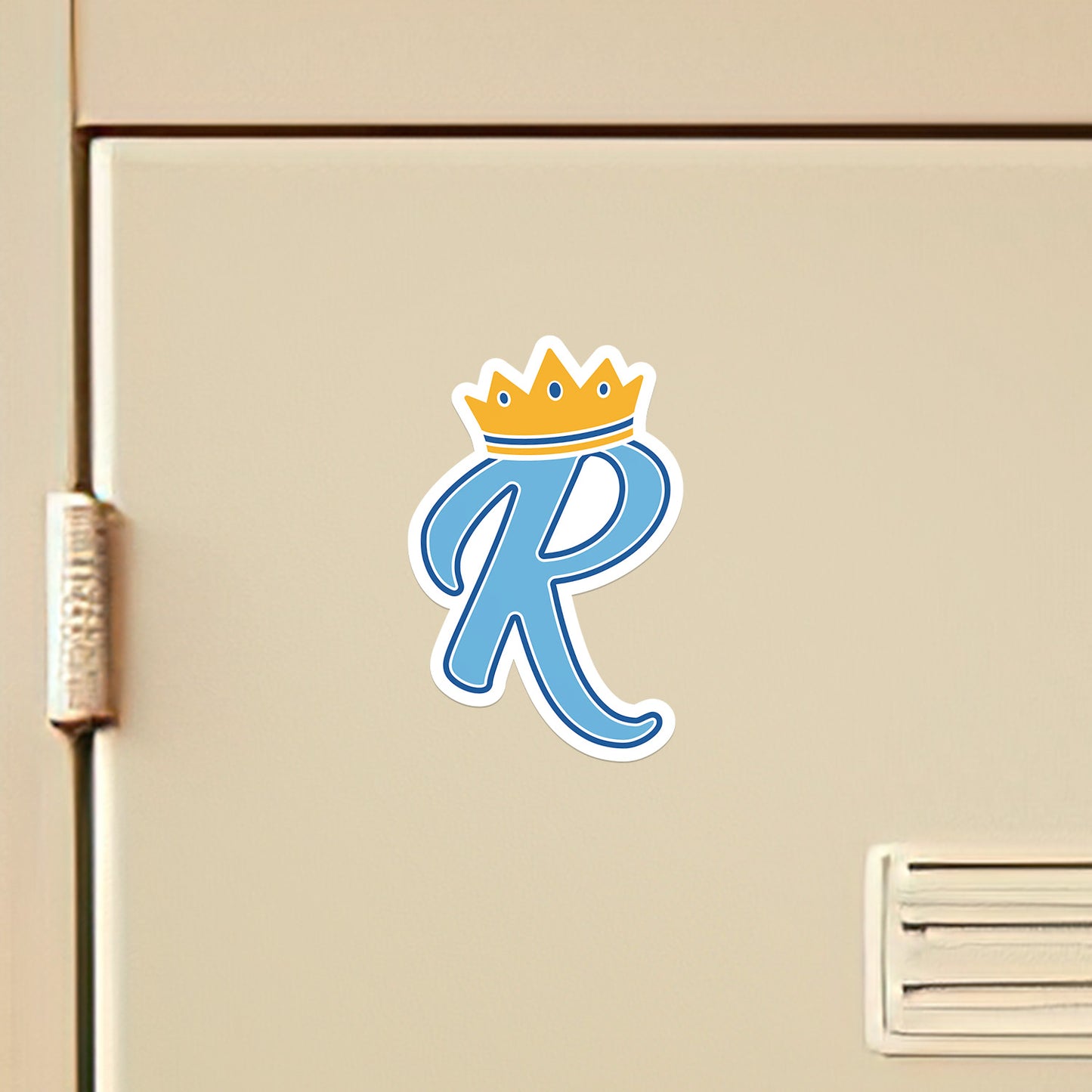 Crown R Vinyl Sticker