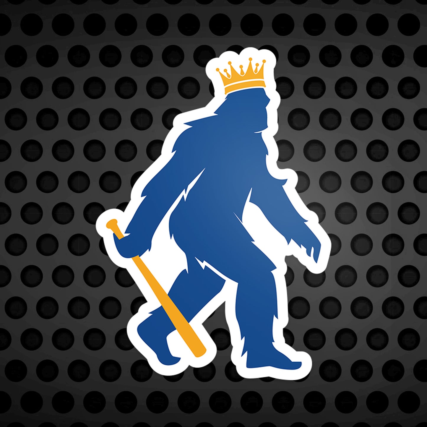 Crowned Pasquatch Vinyl Sticker