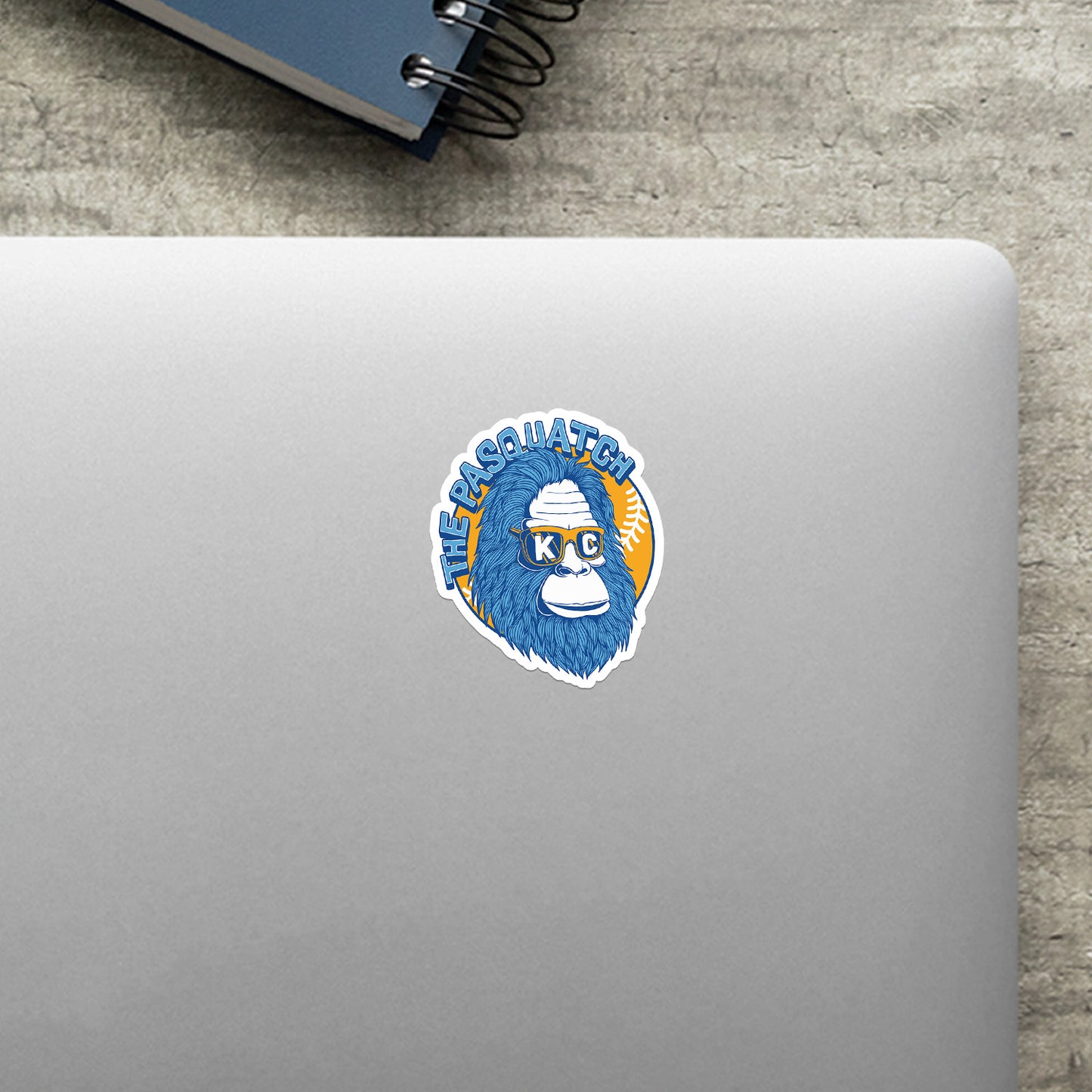 Shaded KC Pasquatch Vinyl Sticker