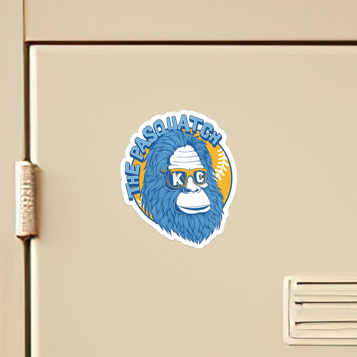 Shaded KC Pasquatch Vinyl Sticker