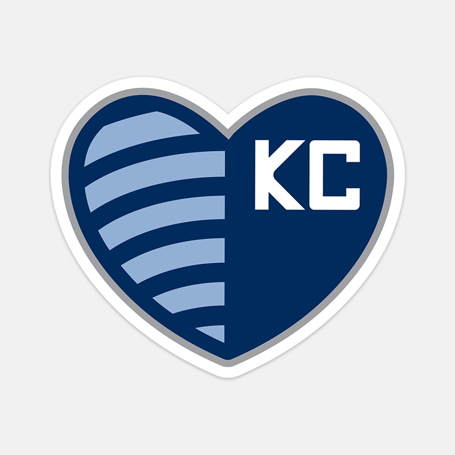 Heart Shield Vinyl Sticker