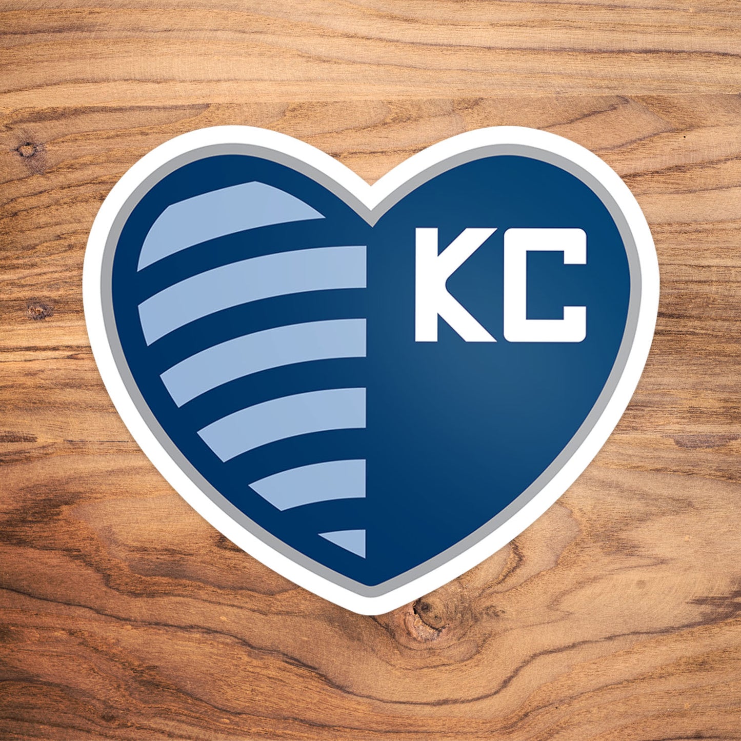 Heart Shield Vinyl Sticker