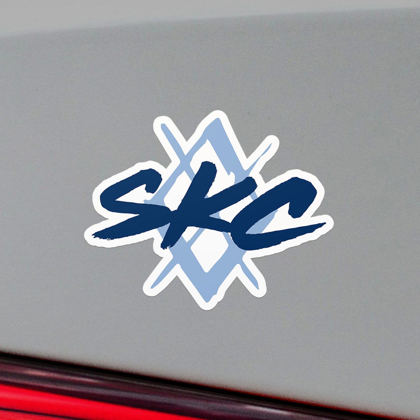 Painted SKC Diamond Vinyl Sticker