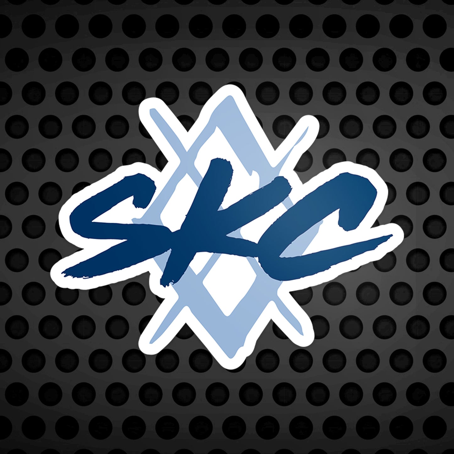 Painted SKC Diamond Vinyl Sticker
