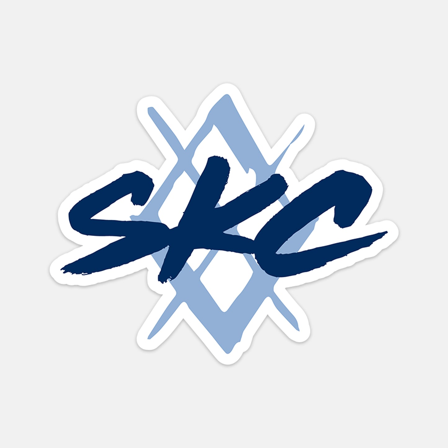 Painted SKC Diamond Vinyl Sticker