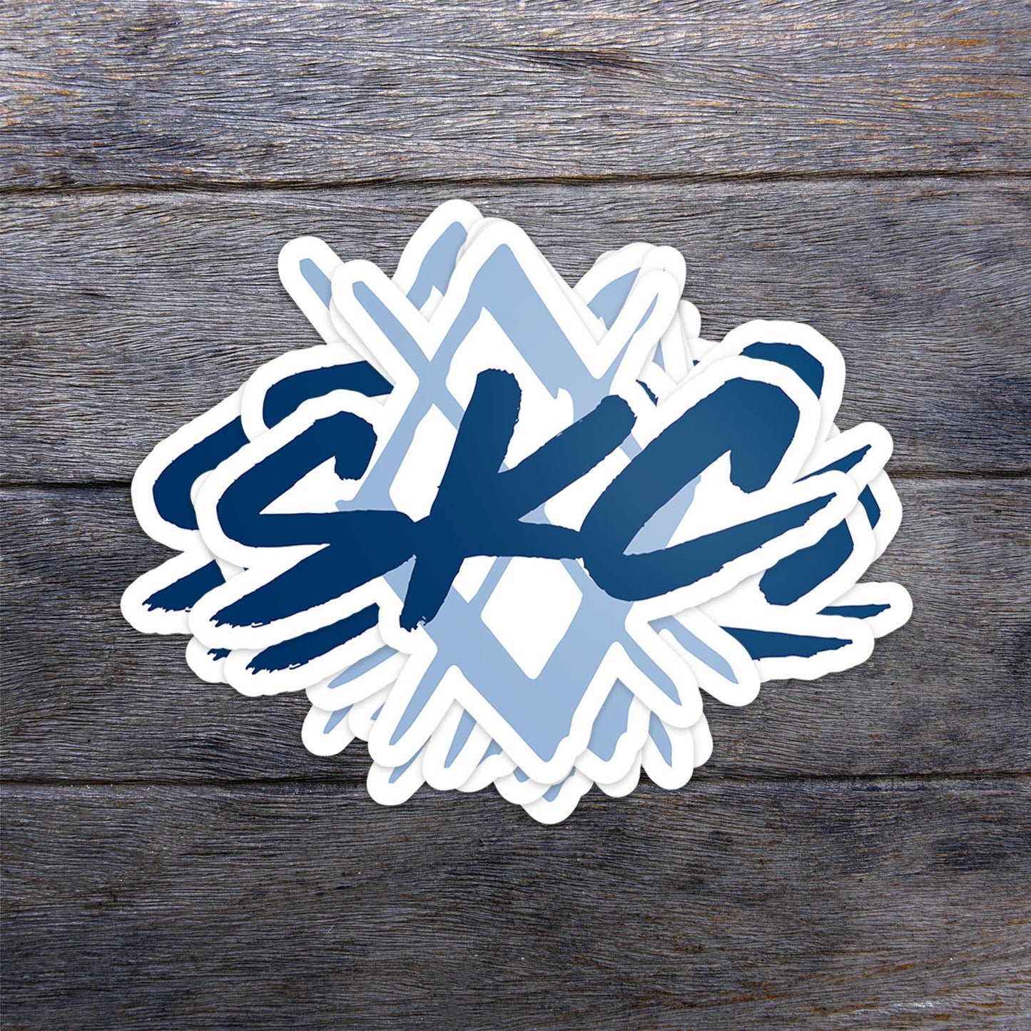Painted SKC Diamond Vinyl Sticker