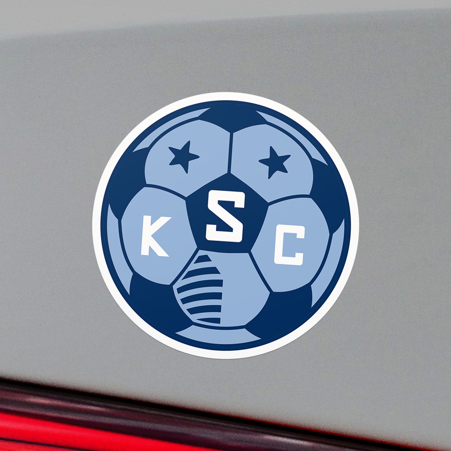 SKC Soccer Ball Vinyl Sticker