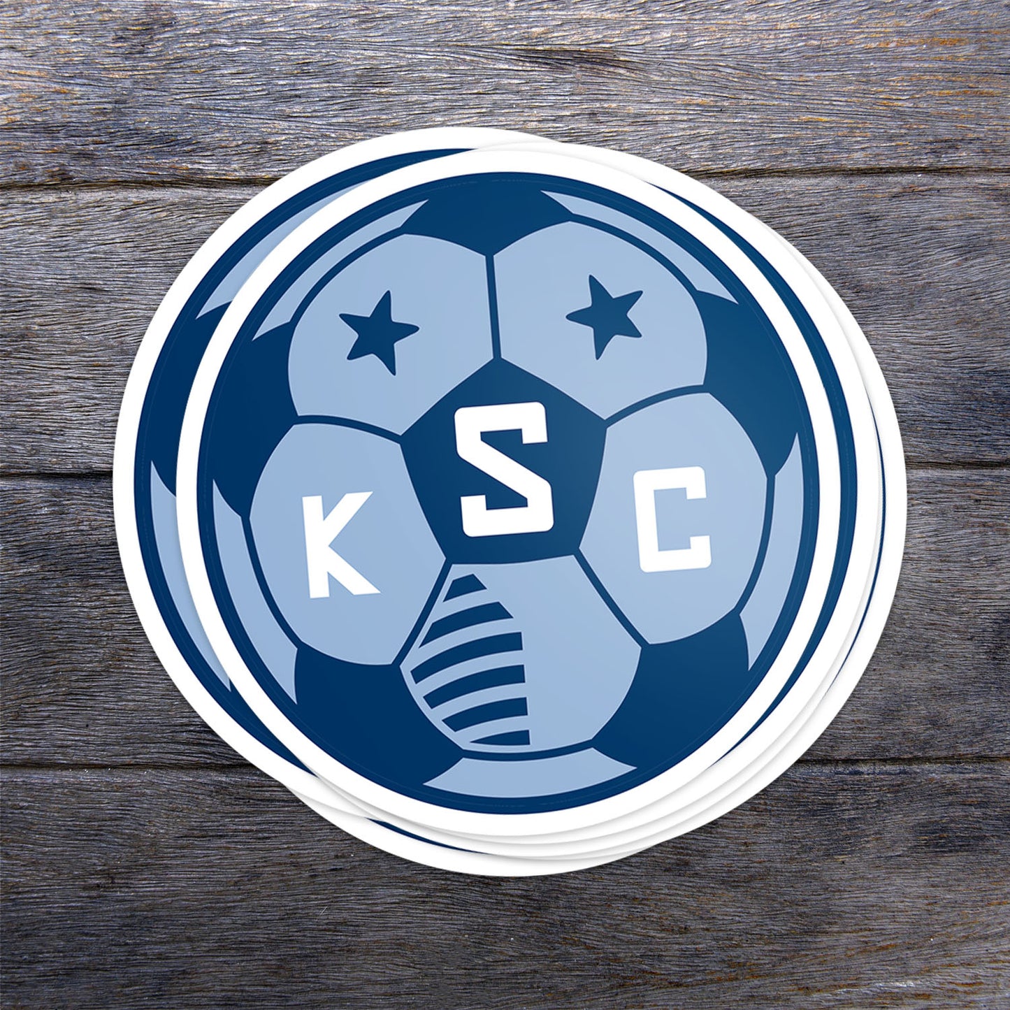 SKC Soccer Ball Vinyl Sticker