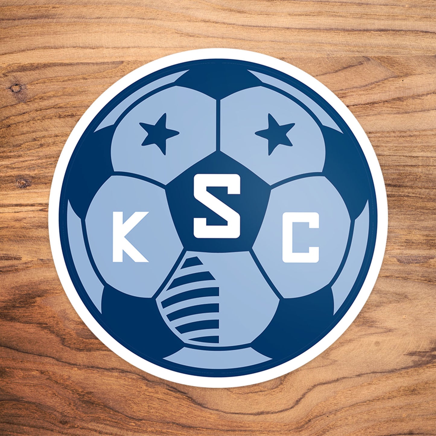 SKC Soccer Ball Vinyl Sticker