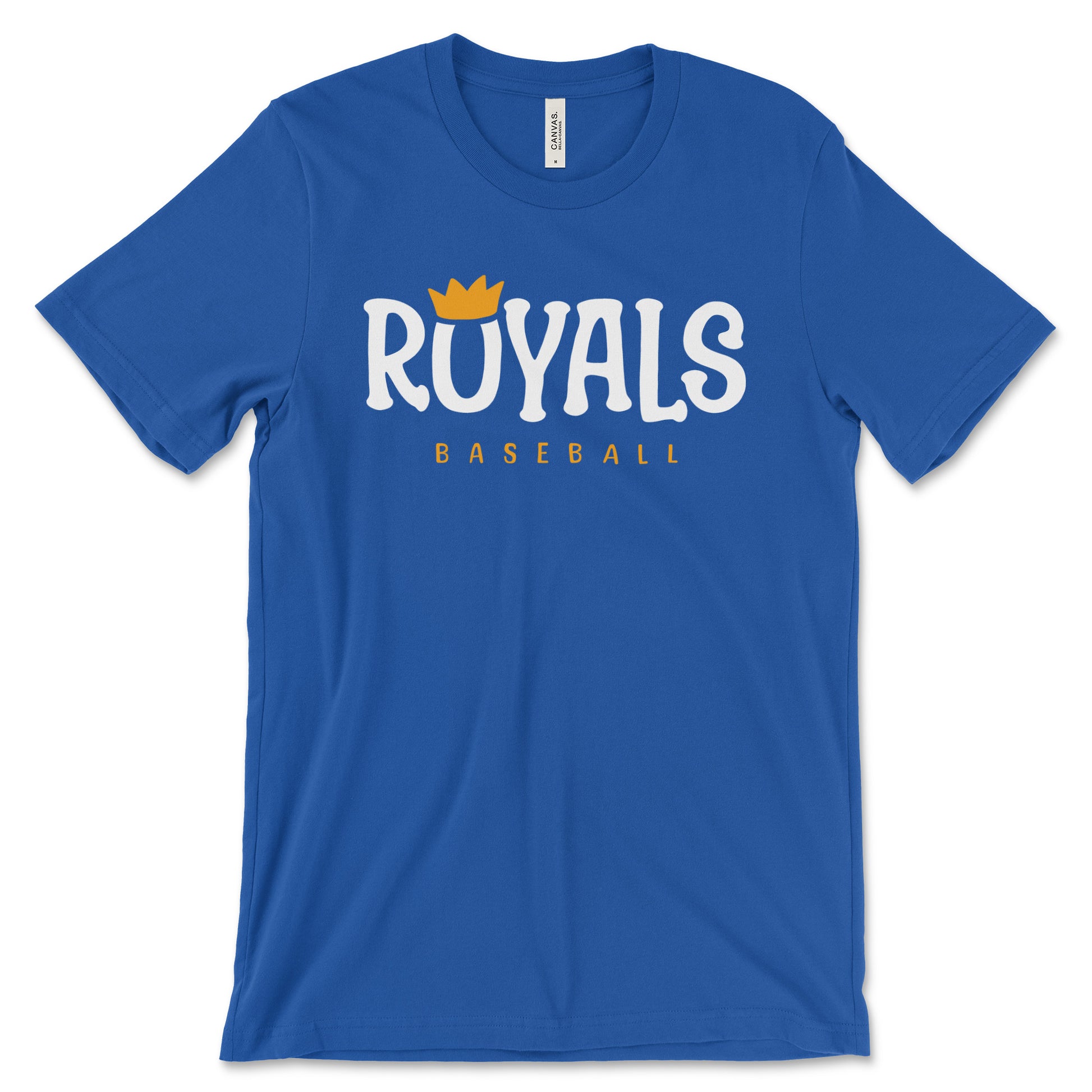 KC Swag - Kansas City Royals, Royals O-Crown design on royal blue unisex t-shirt 