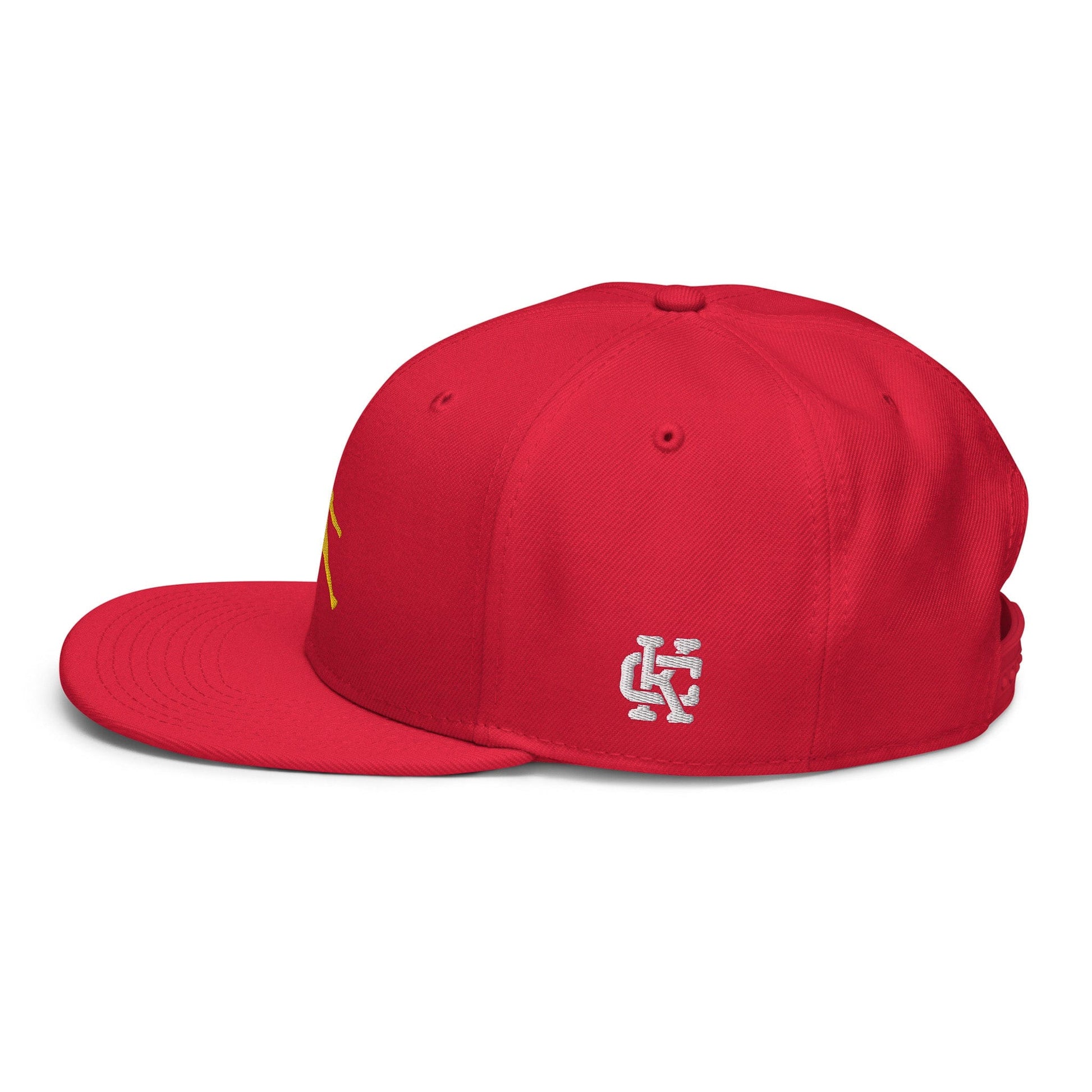 KC SWag Kansas City Chiefs Red Air Mahomes Flat Snapback hat