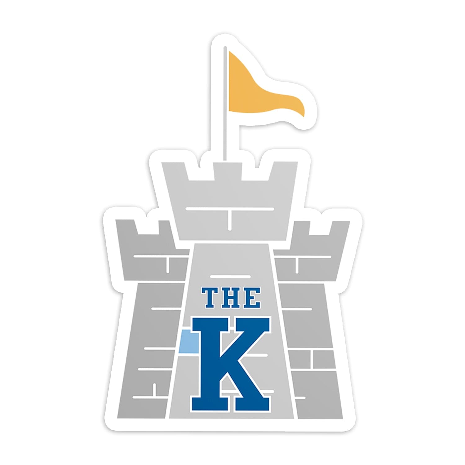 KC Swag Kansas City Royals blue, powder, gold, grey THE KASTLE vinyl die cut decal sticker 