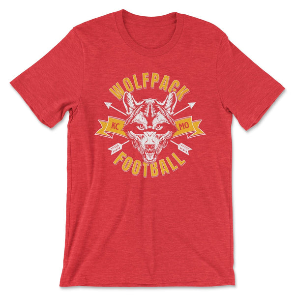 Kansas City Football KC Wolf Ash Tee